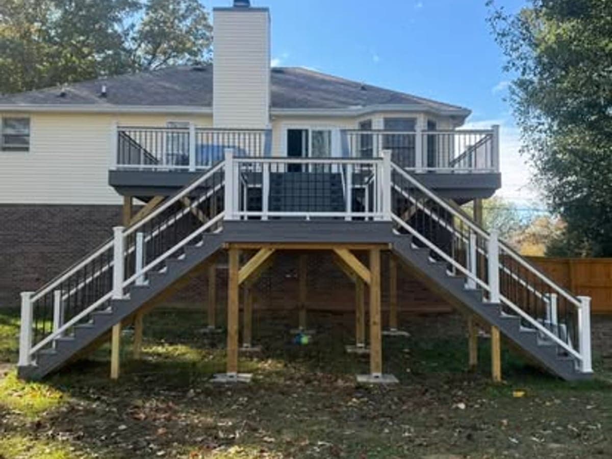 deck and porch build in Clarksville, TN by JM Home and Property Services (1)